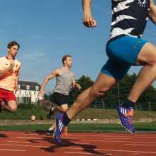 running banner